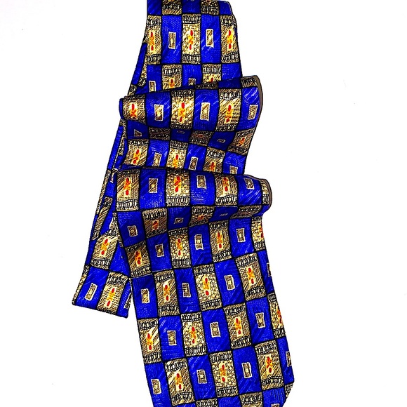 ROBERT TALBOTT Brilliant Silk Tie - Picture 1 of 5